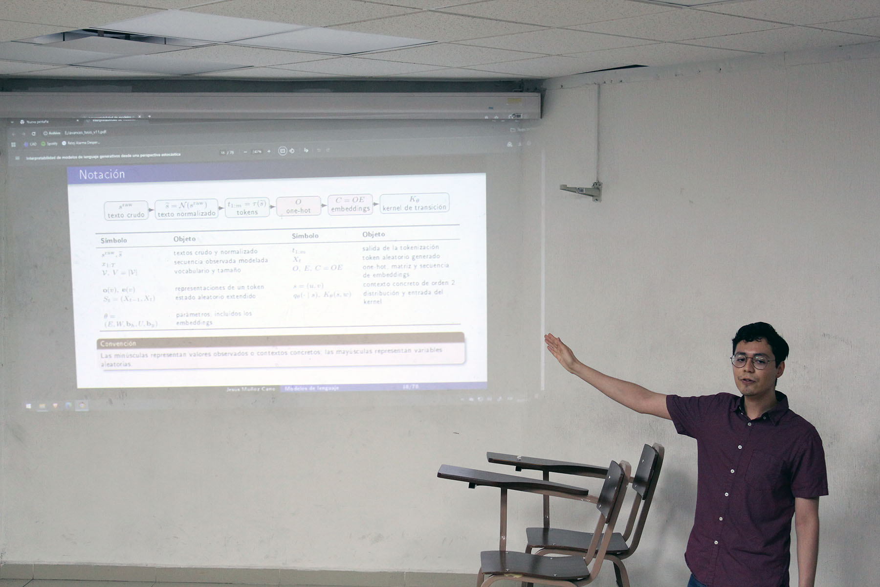 Seminario “Interpretabilidad de modelos de lenguaje generativos desde una perspectiva estocástica”